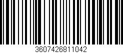 Código de barras (EAN, GTIN, SKU, ISBN): '3607426811042'