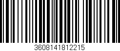 Código de barras (EAN, GTIN, SKU, ISBN): '3608141812215'