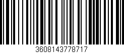 Código de barras (EAN, GTIN, SKU, ISBN): '3608143778717'