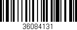 Código de barras (EAN, GTIN, SKU, ISBN): '36084131'