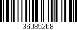 Código de barras (EAN, GTIN, SKU, ISBN): '36085268'