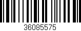 Código de barras (EAN, GTIN, SKU, ISBN): '36085575'