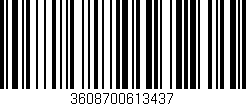 Código de barras (EAN, GTIN, SKU, ISBN): '3608700613437'