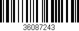 Código de barras (EAN, GTIN, SKU, ISBN): '36087243'
