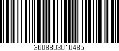 Código de barras (EAN, GTIN, SKU, ISBN): '3608803010485'