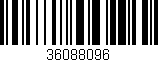 Código de barras (EAN, GTIN, SKU, ISBN): '36088096'