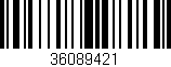 Código de barras (EAN, GTIN, SKU, ISBN): '36089421'