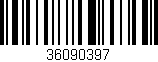 Código de barras (EAN, GTIN, SKU, ISBN): '36090397'