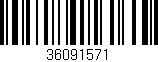 Código de barras (EAN, GTIN, SKU, ISBN): '36091571'