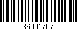 Código de barras (EAN, GTIN, SKU, ISBN): '36091707'