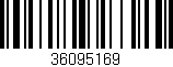 Código de barras (EAN, GTIN, SKU, ISBN): '36095169'