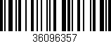 Código de barras (EAN, GTIN, SKU, ISBN): '36096357'