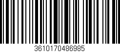 Código de barras (EAN, GTIN, SKU, ISBN): '3610170486985'