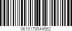 Código de barras (EAN, GTIN, SKU, ISBN): '3610170544562'