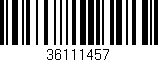 Código de barras (EAN, GTIN, SKU, ISBN): '36111457'