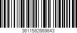 Código de barras (EAN, GTIN, SKU, ISBN): '3611582669843'