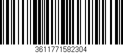 Código de barras (EAN, GTIN, SKU, ISBN): '3611771582304'