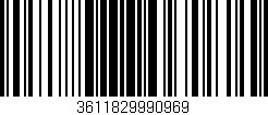 Código de barras (EAN, GTIN, SKU, ISBN): '3611829990969'