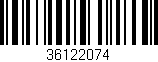 Código de barras (EAN, GTIN, SKU, ISBN): '36122074'