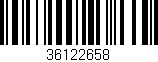 Código de barras (EAN, GTIN, SKU, ISBN): '36122658'