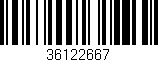 Código de barras (EAN, GTIN, SKU, ISBN): '36122667'