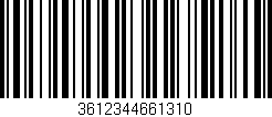 Código de barras (EAN, GTIN, SKU, ISBN): '3612344661310'