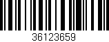 Código de barras (EAN, GTIN, SKU, ISBN): '36123659'