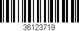 Código de barras (EAN, GTIN, SKU, ISBN): '36123719'