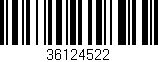 Código de barras (EAN, GTIN, SKU, ISBN): '36124522'