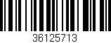 Código de barras (EAN, GTIN, SKU, ISBN): '36125713'