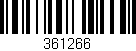Código de barras (EAN, GTIN, SKU, ISBN): '361266'