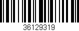 Código de barras (EAN, GTIN, SKU, ISBN): '36129319'