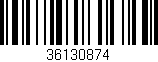 Código de barras (EAN, GTIN, SKU, ISBN): '36130874'