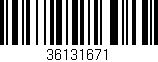 Código de barras (EAN, GTIN, SKU, ISBN): '36131671'