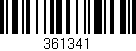 Código de barras (EAN, GTIN, SKU, ISBN): '361341'