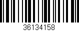 Código de barras (EAN, GTIN, SKU, ISBN): '36134158'