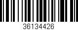 Código de barras (EAN, GTIN, SKU, ISBN): '36134426'