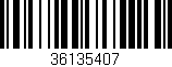 Código de barras (EAN, GTIN, SKU, ISBN): '36135407'