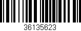 Código de barras (EAN, GTIN, SKU, ISBN): '36135623'
