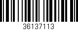 Código de barras (EAN, GTIN, SKU, ISBN): '36137113'