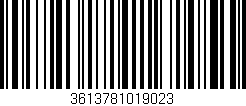 Código de barras (EAN, GTIN, SKU, ISBN): '3613781019023'
