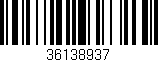Código de barras (EAN, GTIN, SKU, ISBN): '36138937'
