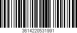Código de barras (EAN, GTIN, SKU, ISBN): '3614220531991'