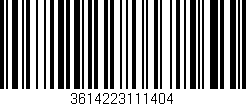 Código de barras (EAN, GTIN, SKU, ISBN): '3614223111404'