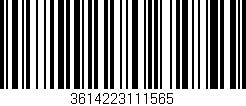 Código de barras (EAN, GTIN, SKU, ISBN): '3614223111565'