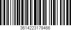 Código de barras (EAN, GTIN, SKU, ISBN): '3614223179466'