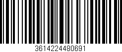 Código de barras (EAN, GTIN, SKU, ISBN): '3614224480691'
