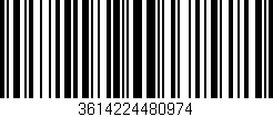 Código de barras (EAN, GTIN, SKU, ISBN): '3614224480974'