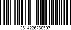 Código de barras (EAN, GTIN, SKU, ISBN): '3614226768537'