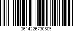 Código de barras (EAN, GTIN, SKU, ISBN): '3614226768605'